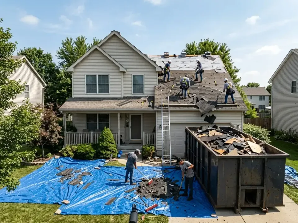 roof-replacement-debris-remova-004 — frequently asked questions, Cheapest Dumpster Rentals in Bawcomville, LA